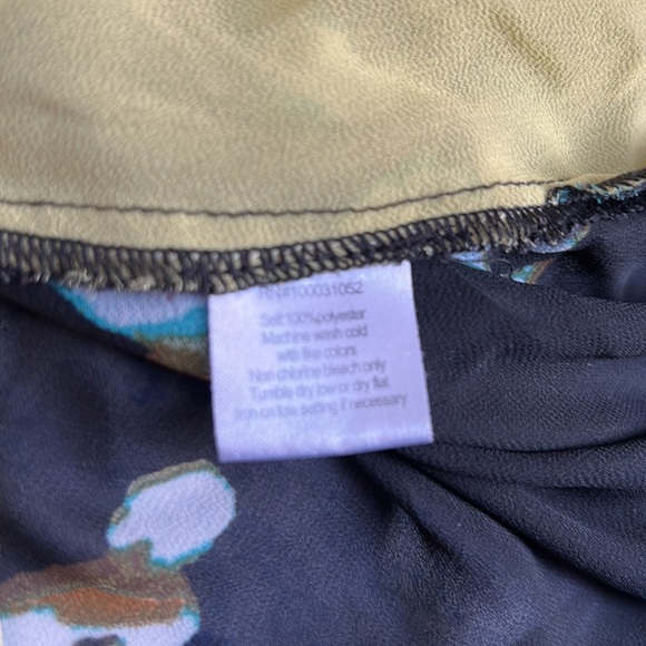 Poem by Citron Brown Floral Boho Tunic sz M - Picture 7 of 7